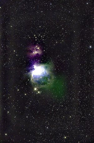 [Orion Nebula: First light image with the Pathfinder telescope, 2013 December 23. Image credit: ATLAS.ifa.]